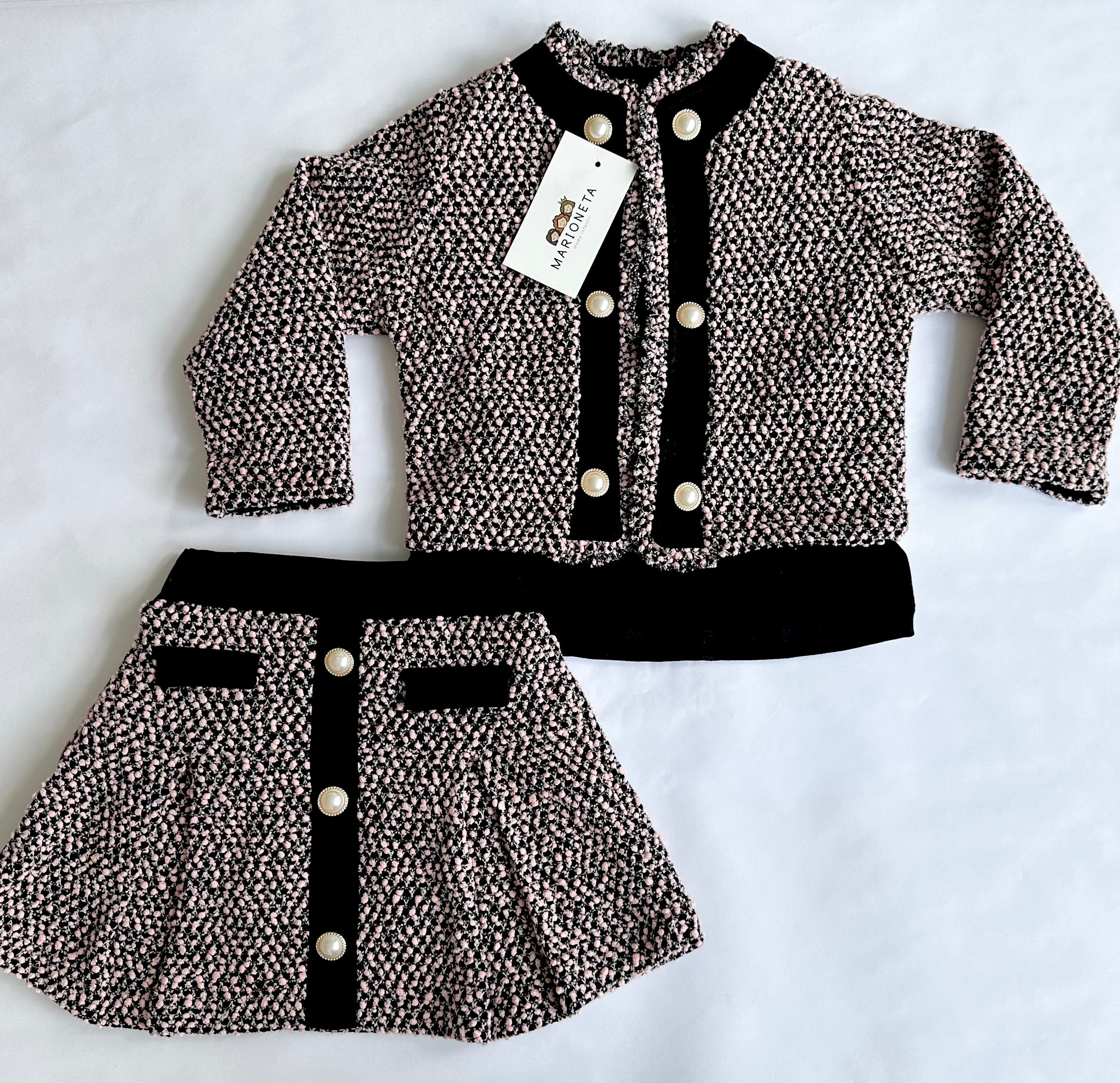 Falda Outfit Para Año Nuevo Niñas Conjunto De Falda Y Blusa Para
