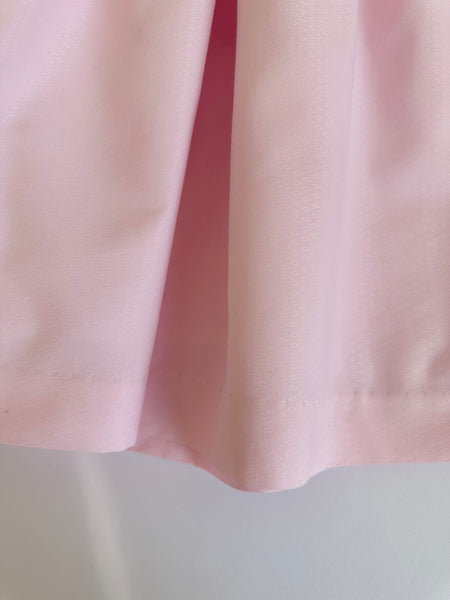 Vestido bordado color rosa con detalles de flores bordados para niña marca CARPI