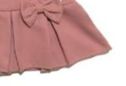 Jumper rosa o rojo con playera ivory y bonete del mismo color para niña | mexicana