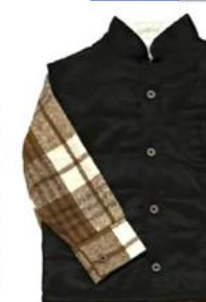 Conjunto tres piezas chaaleco negro o militar camisa a cuadros y pantalon para niño | mexicana