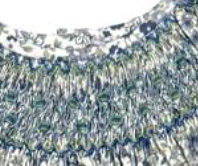 Vestido Jesucito bordado hecho a mano color azul estampado de flores .|  CARPI