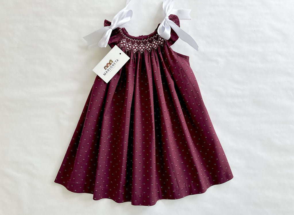 Niña Vestidos De Graduacion 2020 Color Vino ❤️ Vestido Bordado