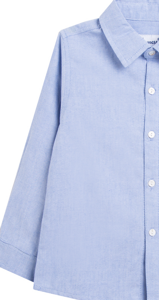 Camisa Color Celeste Cielo Bebé Blusa Color Celeste Camisa Bebé