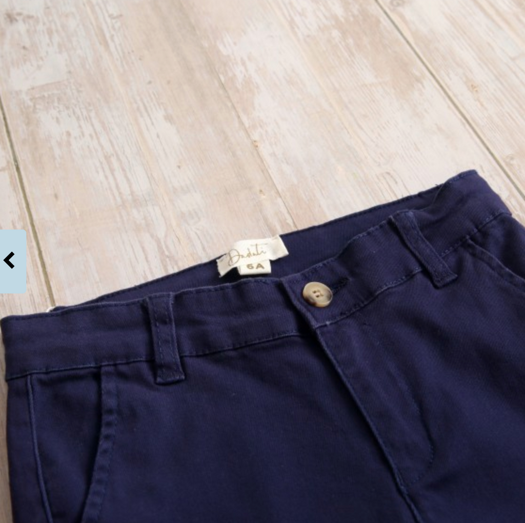 Pantalón chino de niño azul marino. Dadati - Moda infantil