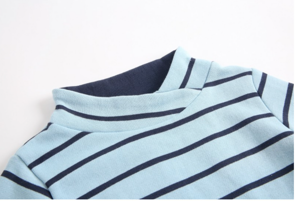Sudadera azul con rayas para nino Dadati 6A