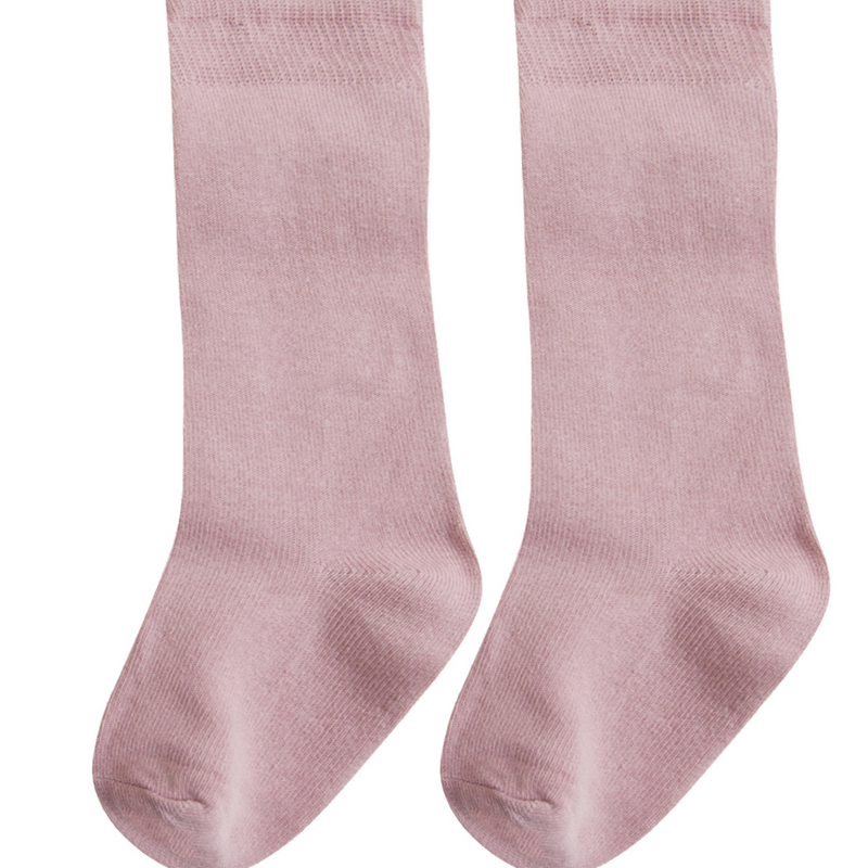 Media con lazo color rosa para niña | Newness