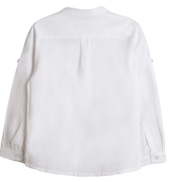 Conjunto camisa blanca y short verde para bebe niño | Newness