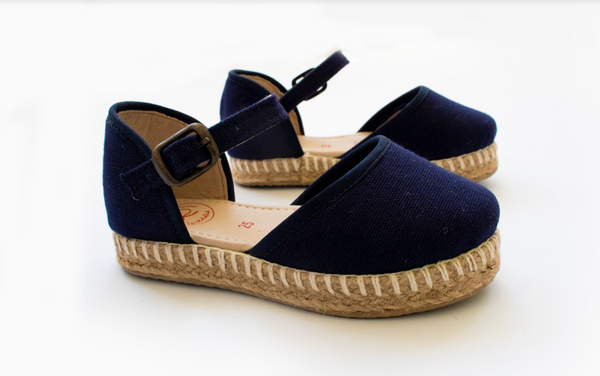 Alpargata clasica color marino para niña | Españoletas