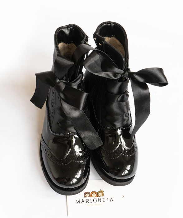 Botas pascualas color negra Para Niña | Españoletas