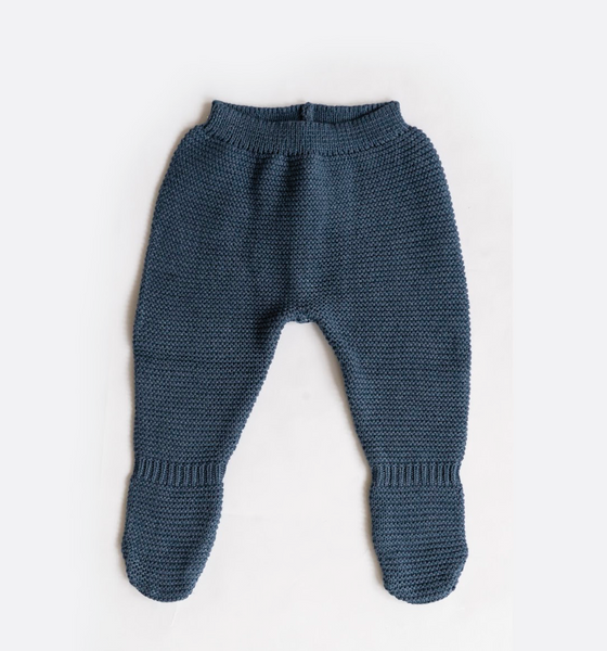 Conjunto de dos piezas color azul tejido para bebe niño | LOSAN