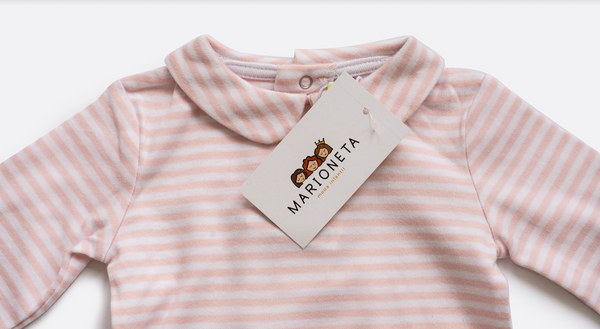 Conjunto tres piezas blusa jumper color rosita y mayas para bebe niña | LOSAN
