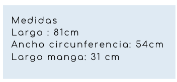 Ropón Marina Picolo sin Manga |Tre Bamnini