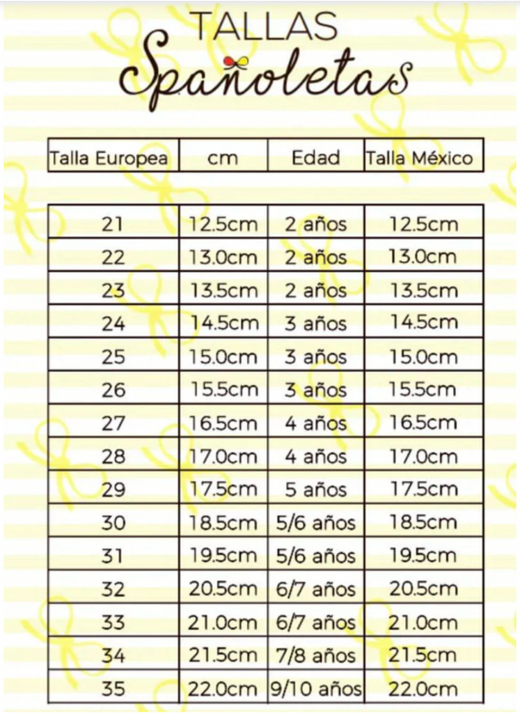 Colombia Conversion Talla De Zapatos De Niños Colombia Talla