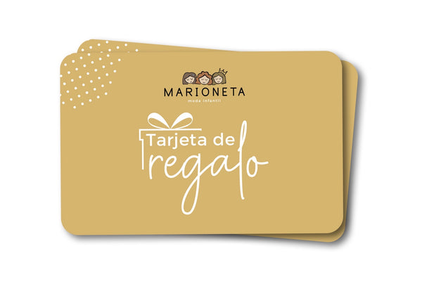 Tarjeta de Regalo Marioneta