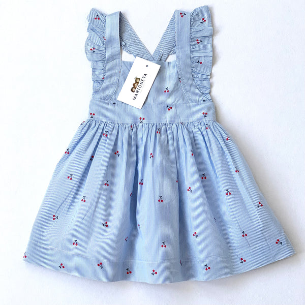 Vestido voile estampado color azul para niña | Losan